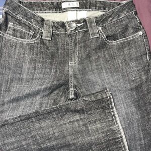 Metro 7 black capri, chino length denim! NWOT